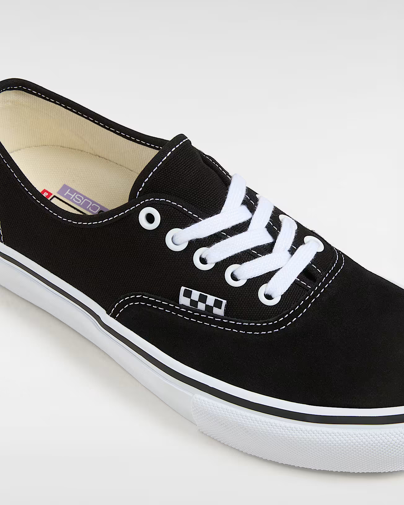 Vans Skate Authentic Black/White Skateboard Shoe - Boardwalk Surf