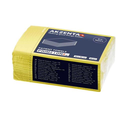 Patient Servetter Gul 45x30cm, 500st.
