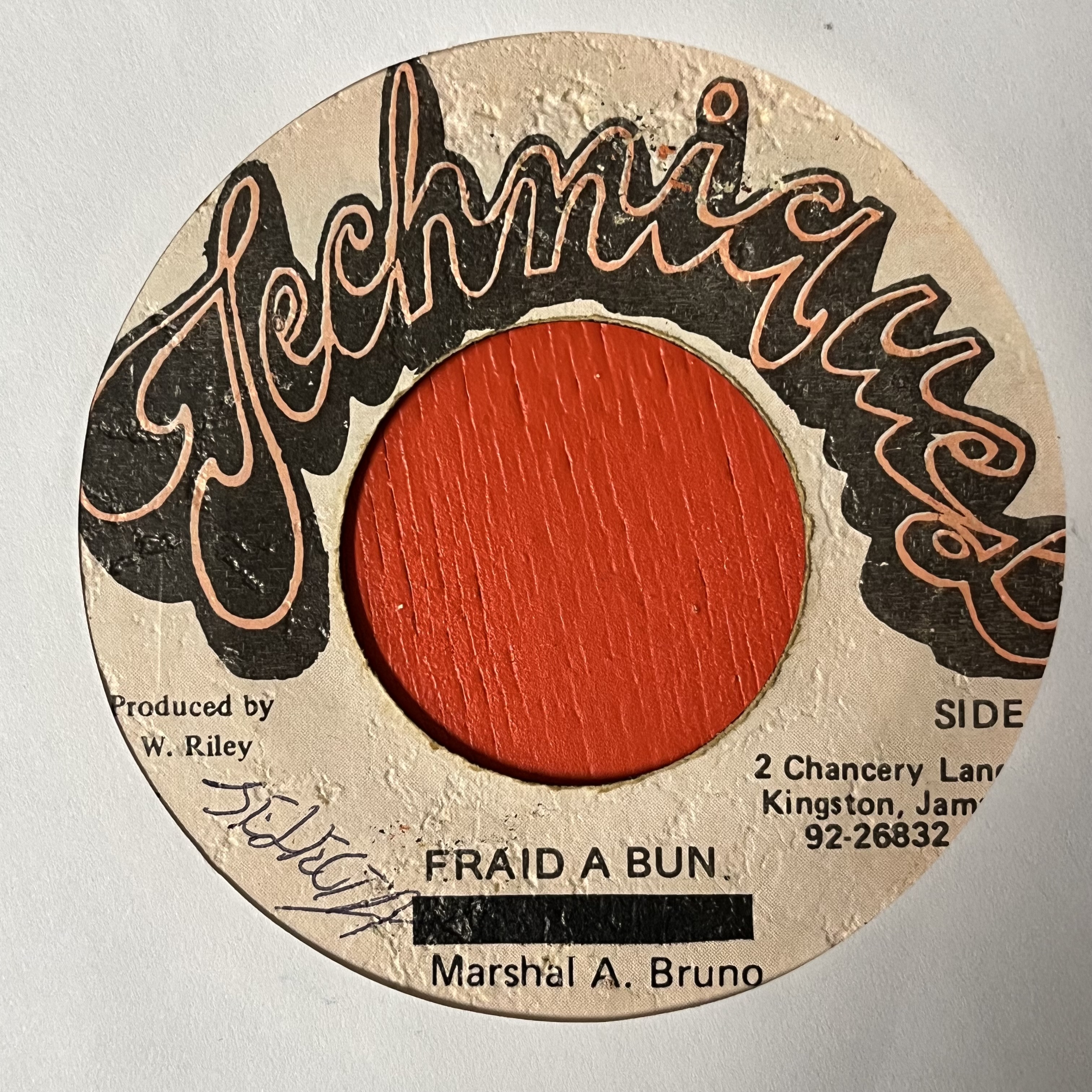 Marshal A. Bruno – Fraid A Bun