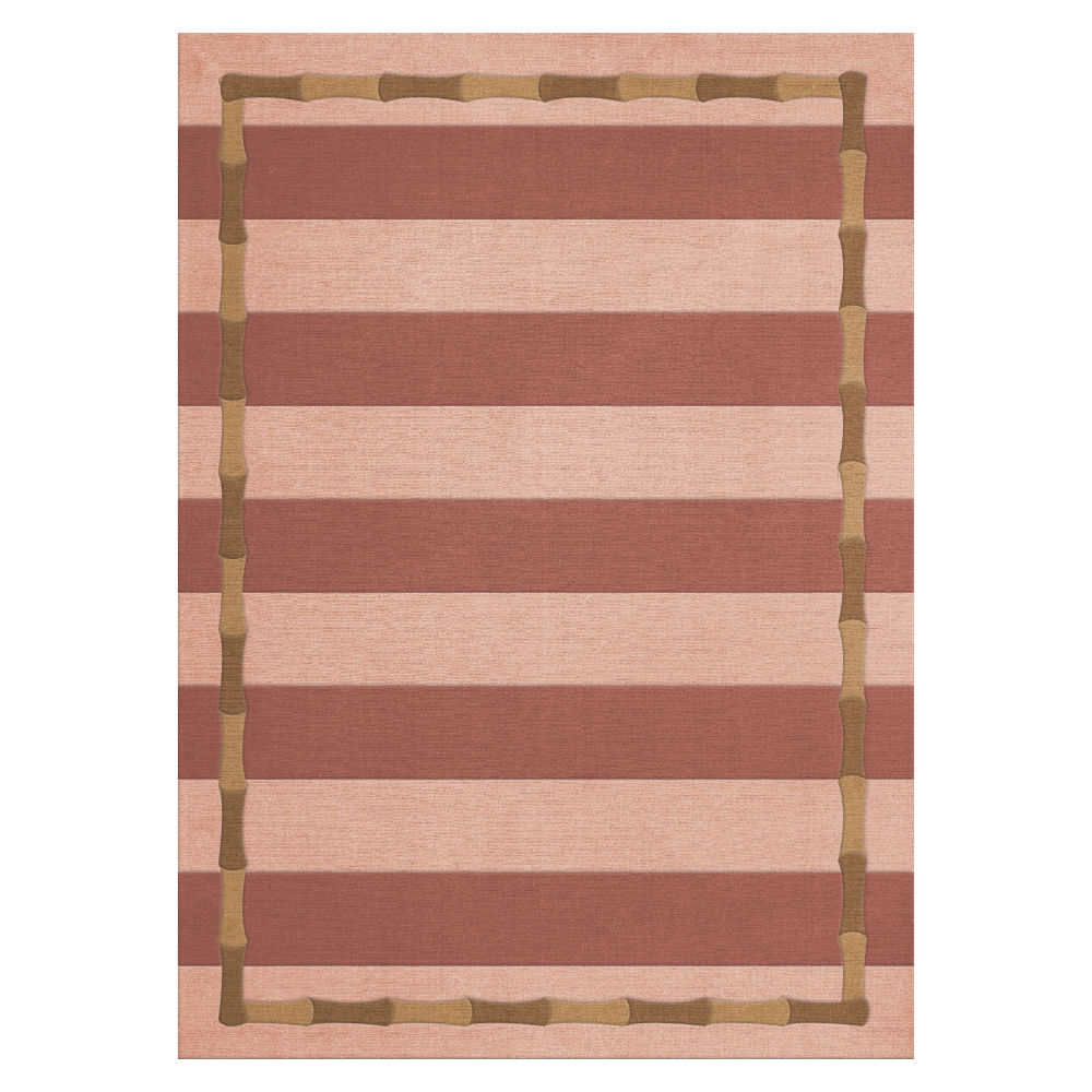 Bamboo Stripe Wool Rug -  Alice Crawley X LAYERED - 2