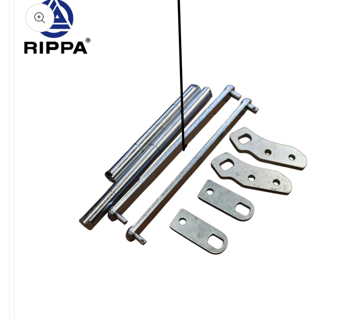 R10-5 Kubota/R10-5 Yoop/R10-5 Briggs &amp; Stratton complete set machinaal bewerkte scharnierdelen - 2