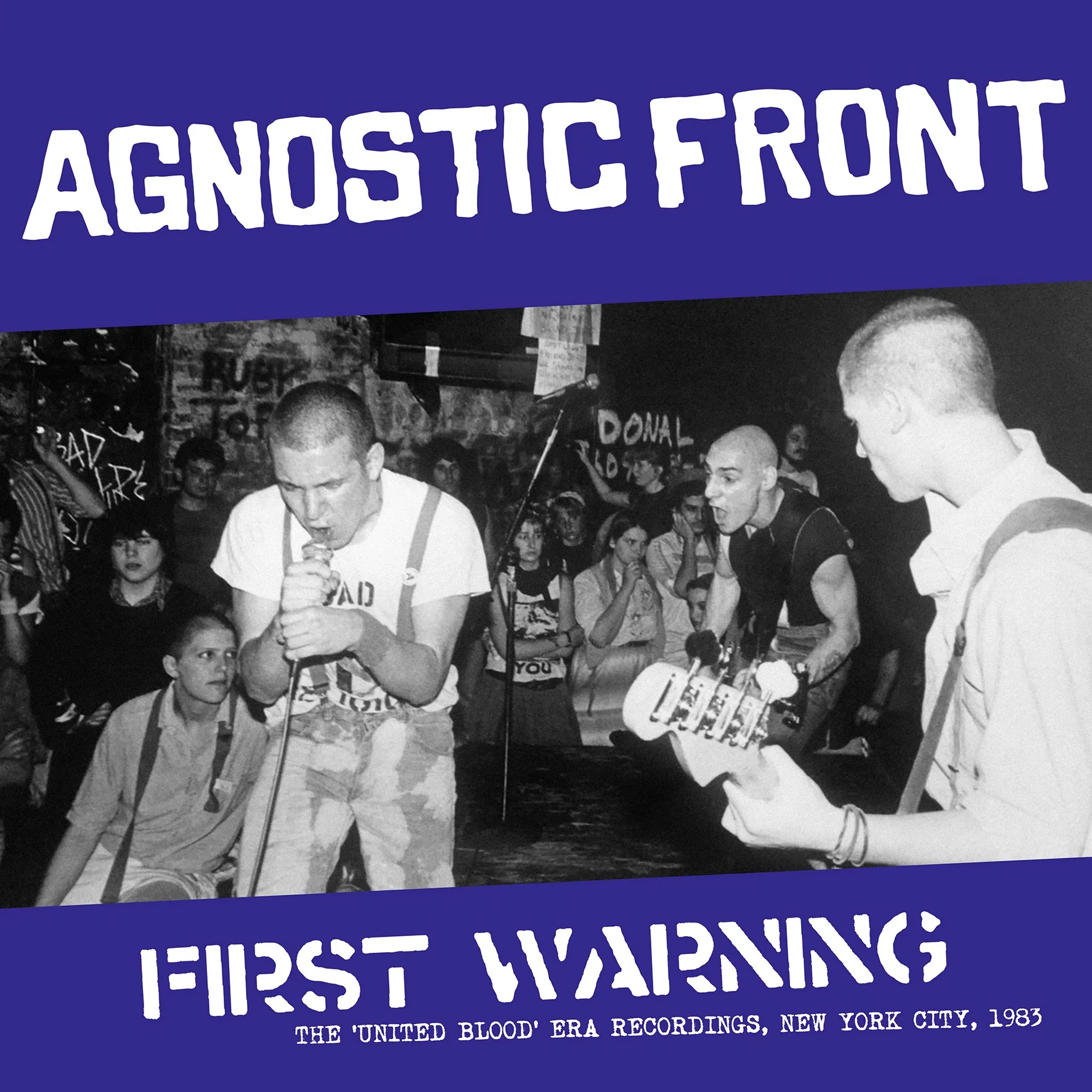 Agnostic Front - First Warning - The 'United Blood'-era Recordings, NYC, 1983 - LP