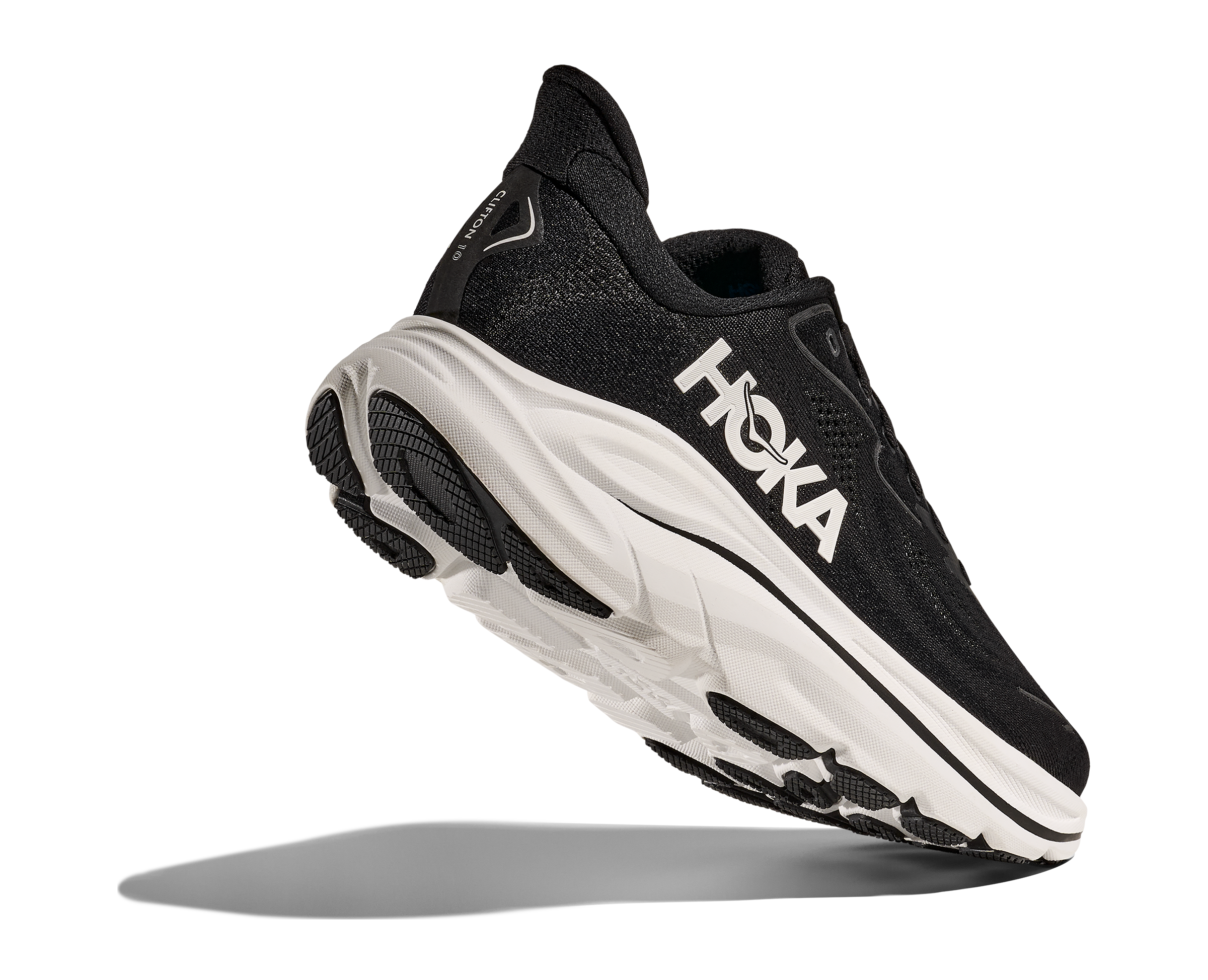 Hoka One One M Clifton 10 Wide - Black/White - 5