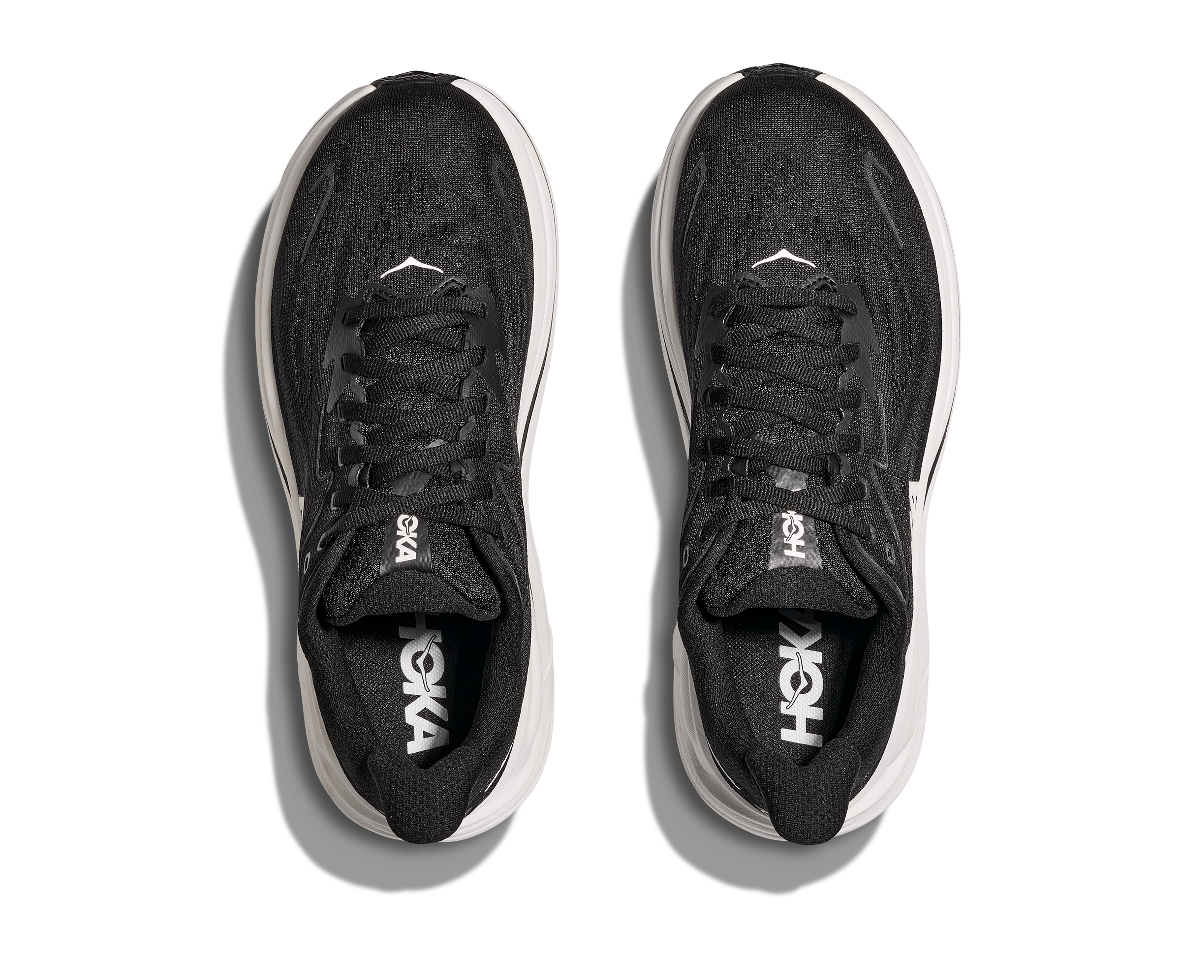 Hoka One One M Clifton 10 Wide - Black/White - 7