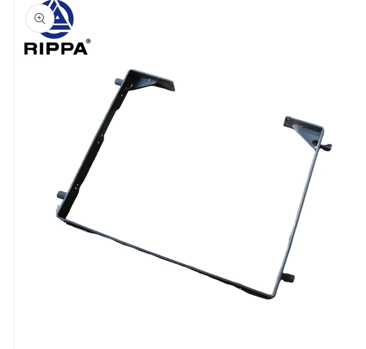 R10-5 Kubota/R10-5 Yoop/R10-5 Briggs &amp; Stratton N Offset-Heckhalterung (pulverbeschichtet - RIPPA schwarz RAL7016)