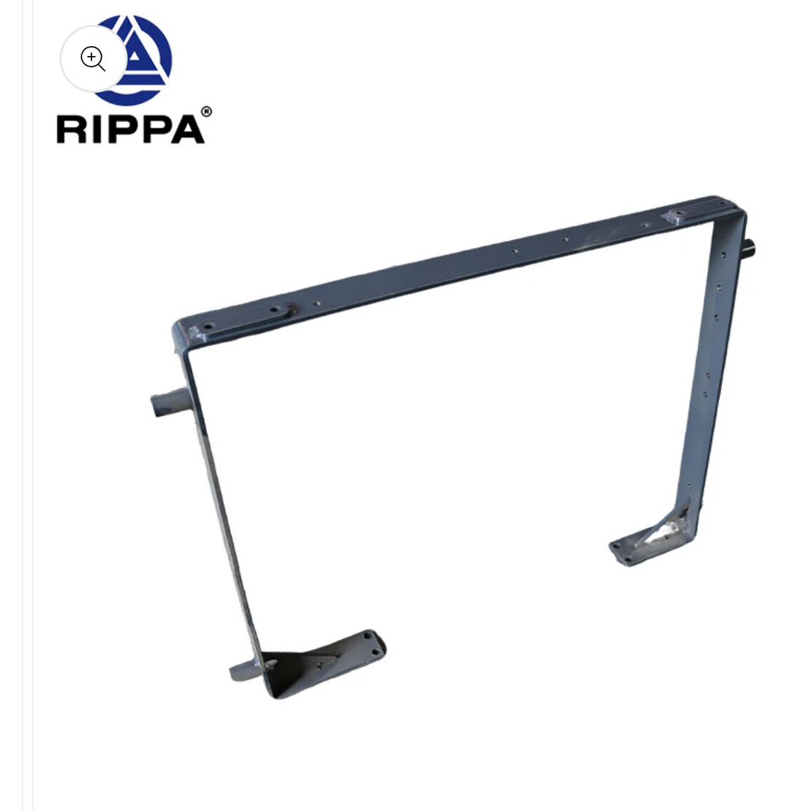 R10-5 Kubota/R10-5 Yoop/R10-5 Briggs &amp; Stratton N Offset-Heckhalterung (pulverbeschichtet - RIPPA schwarz RAL7016) - 2