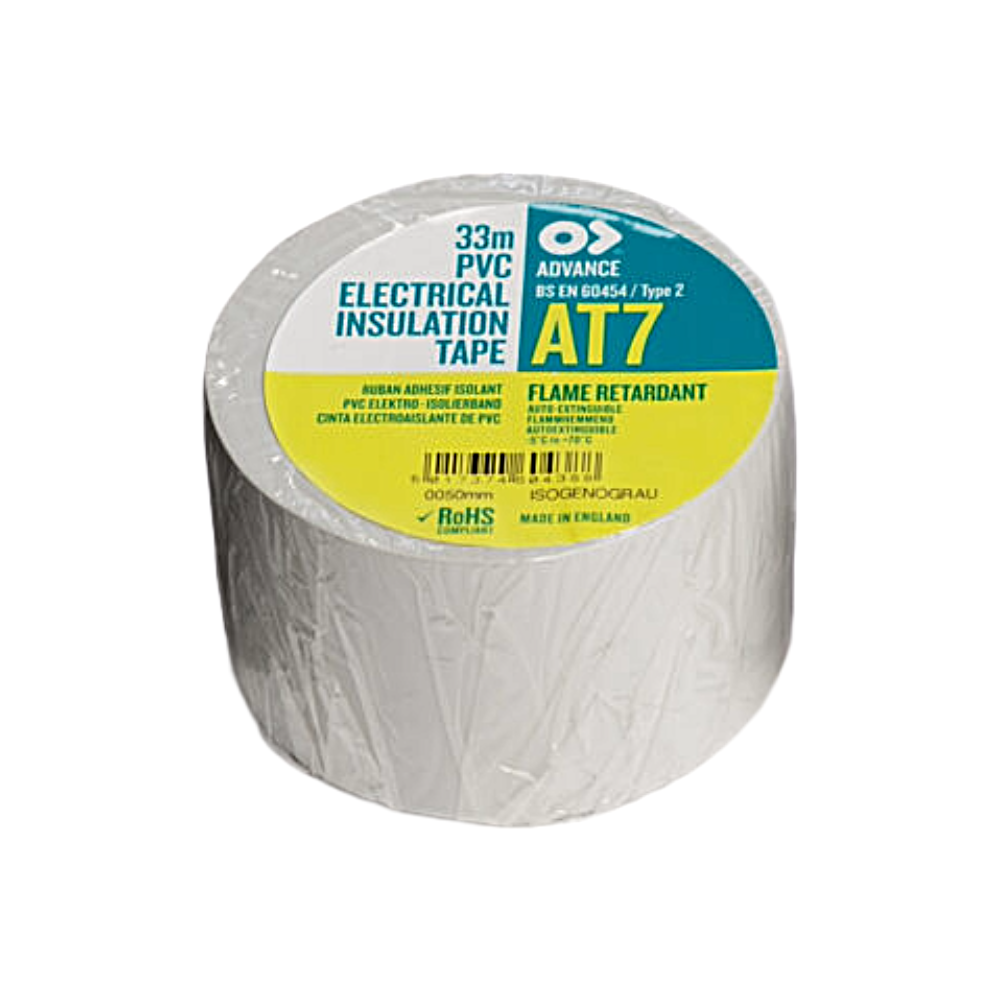 Advance AT7 PVC elisoleringstejp 50mm - 33m - 8