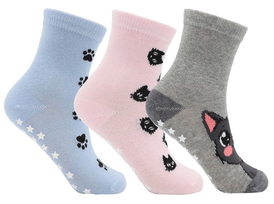 3-Pack Antihalkstrumpor Katter