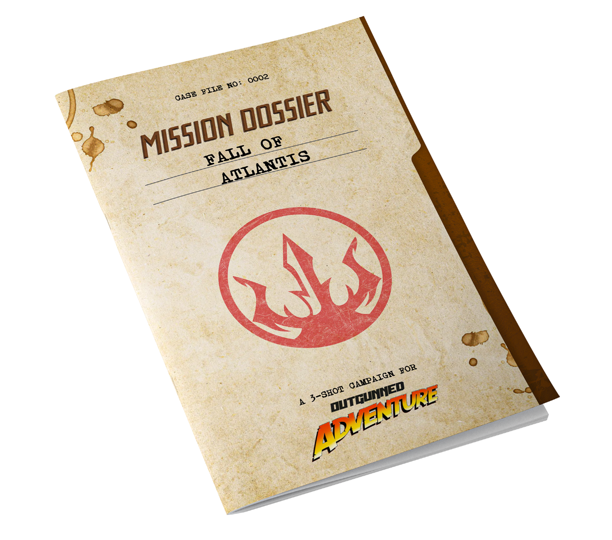 Outgunned RPG Adventure Mission Dossier Fall of Atlantis + PDF