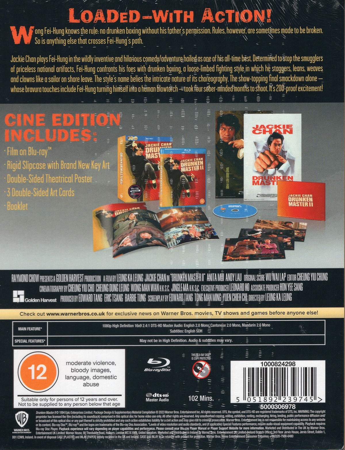 Drunken Master II (Limited Cine Edition) (ej svensk text) (Blu-ray) - 2