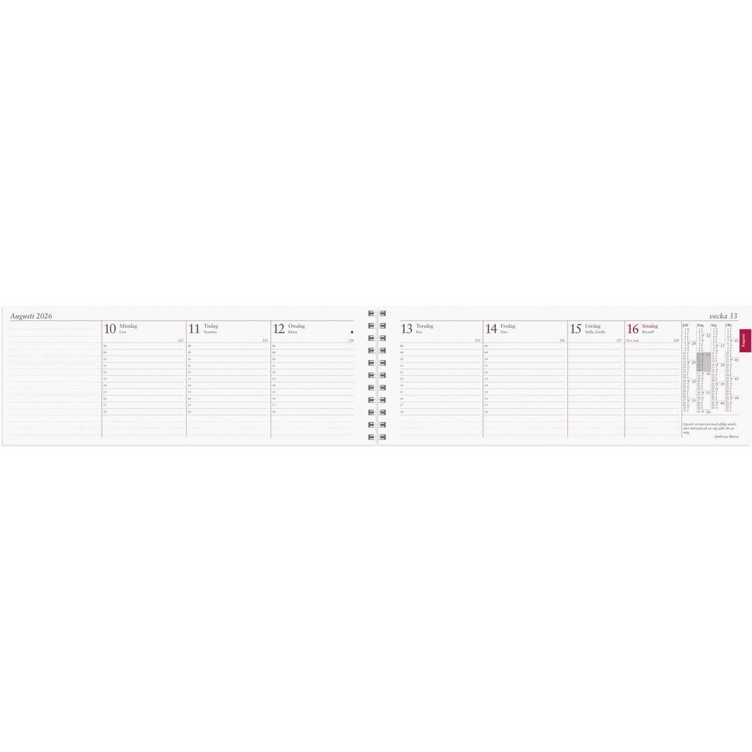 Plankalender stor 2026