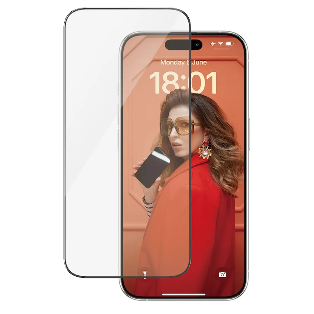 PanzerGlass iPhone 15 Pro Skärmskydd - Classic Fit