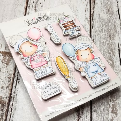 MAGNOLIA -SWEET MAGNOLIAS Yay! It's your Birthday {Rubber Stamps Sheet}