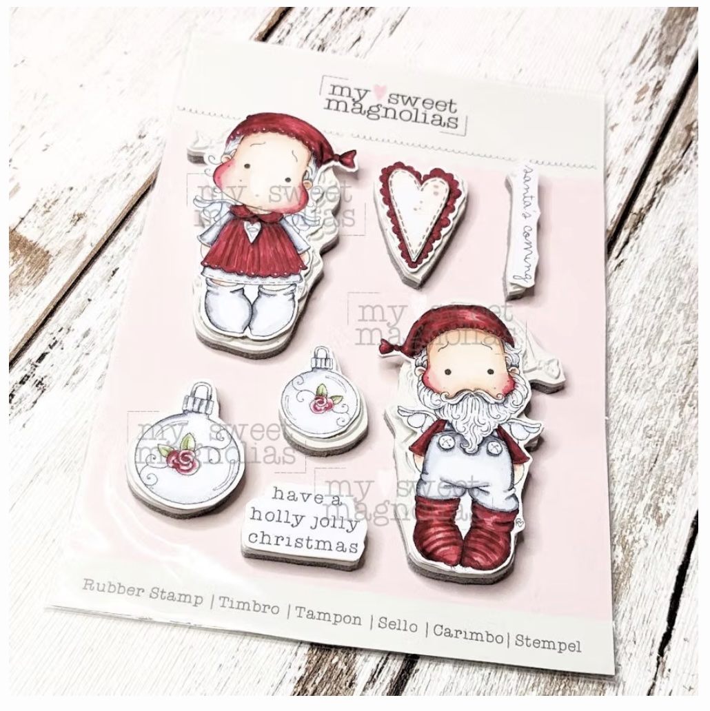 MAGNOLIA -SWEET MAGNOLIAS Santa's Coming {Rubber Stamps Sheet} our last one