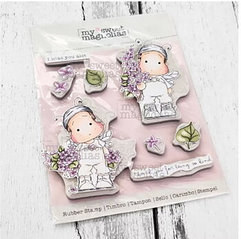 MAGNOLIA -SWEET MAGNOLIAS Sweet Lilacs {Rubber Stamps Sheet} - Magnolia
