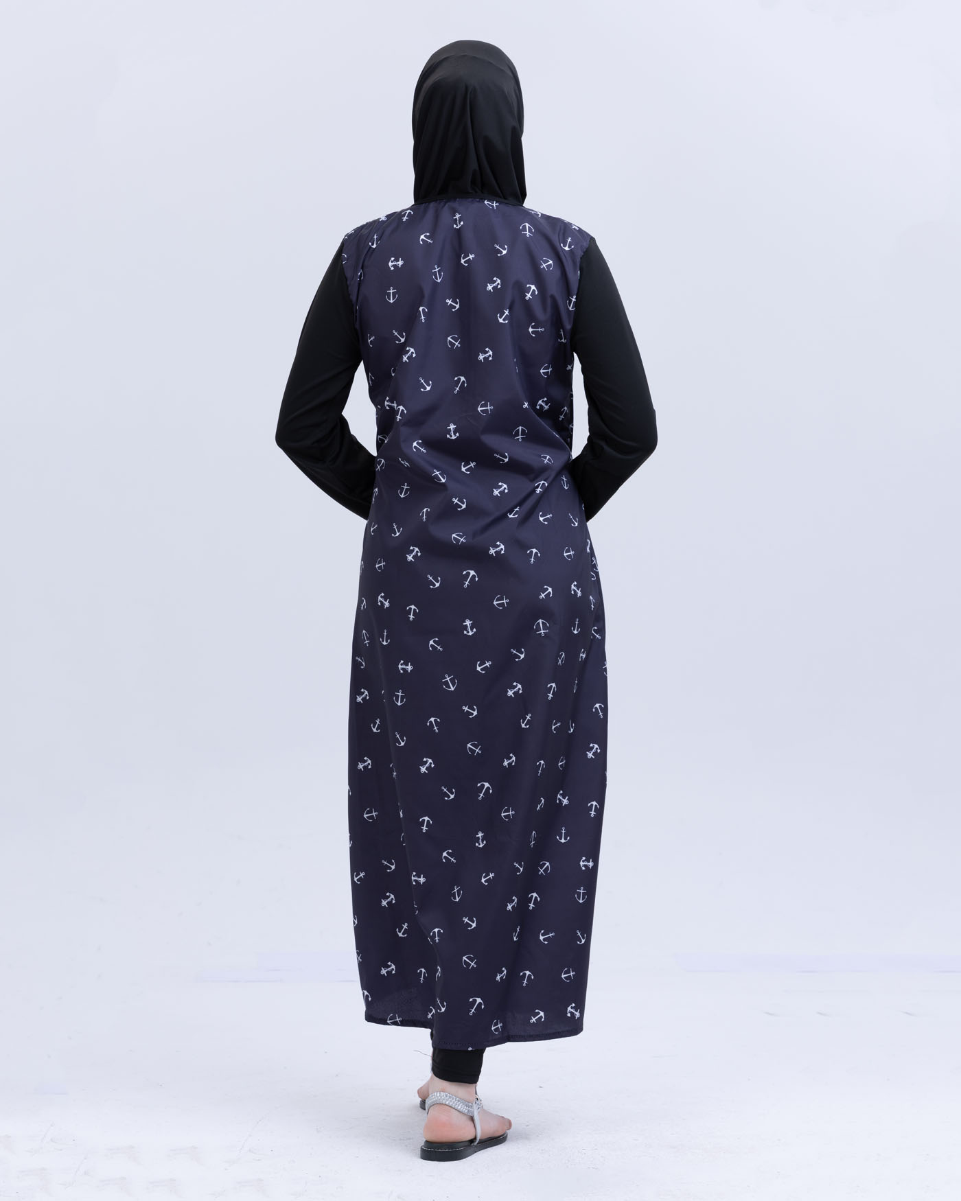 Muslim Swimsuit with hijab - Midnight Blue - 6