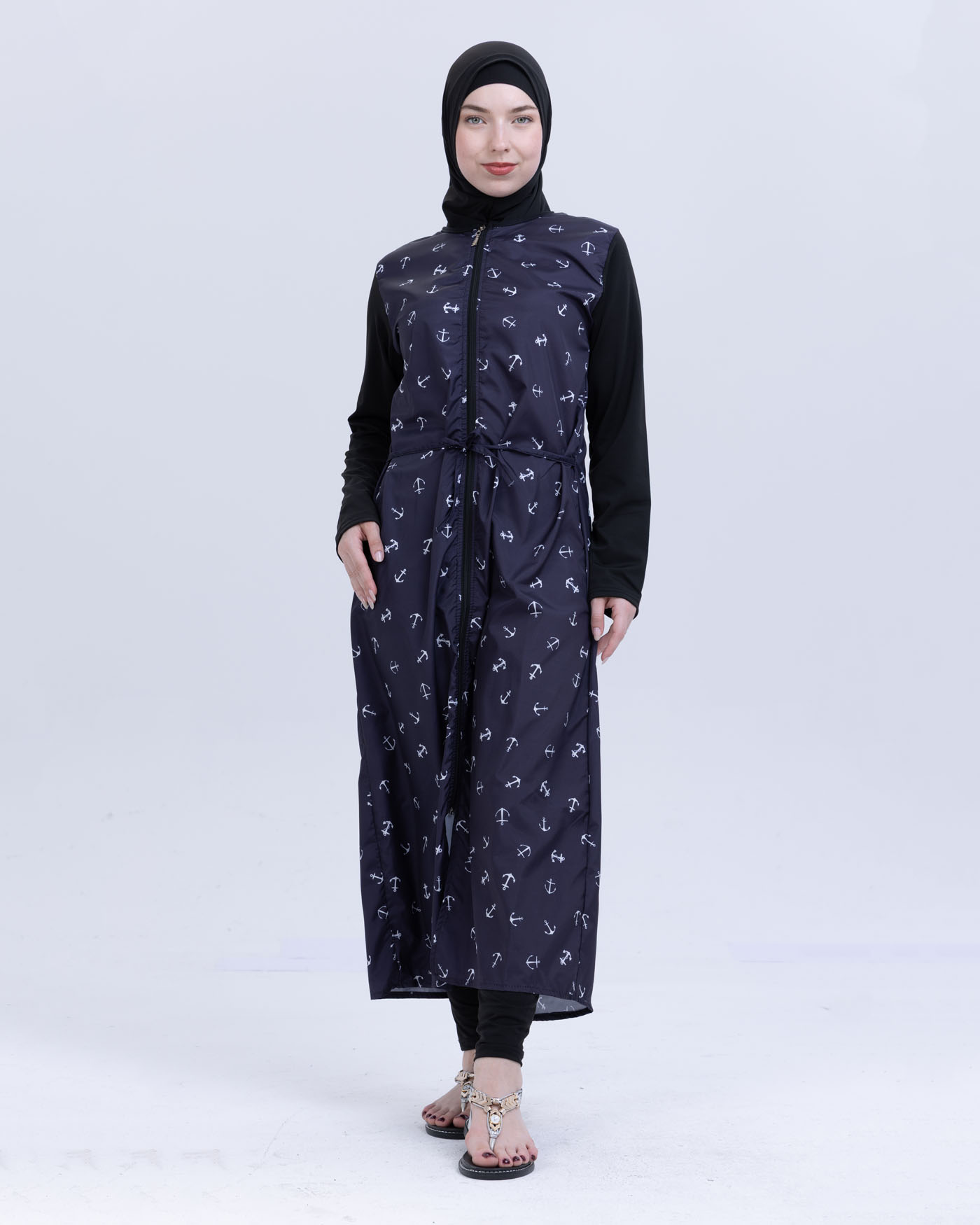 Muslim Swimsuit with hijab - Midnight Blue