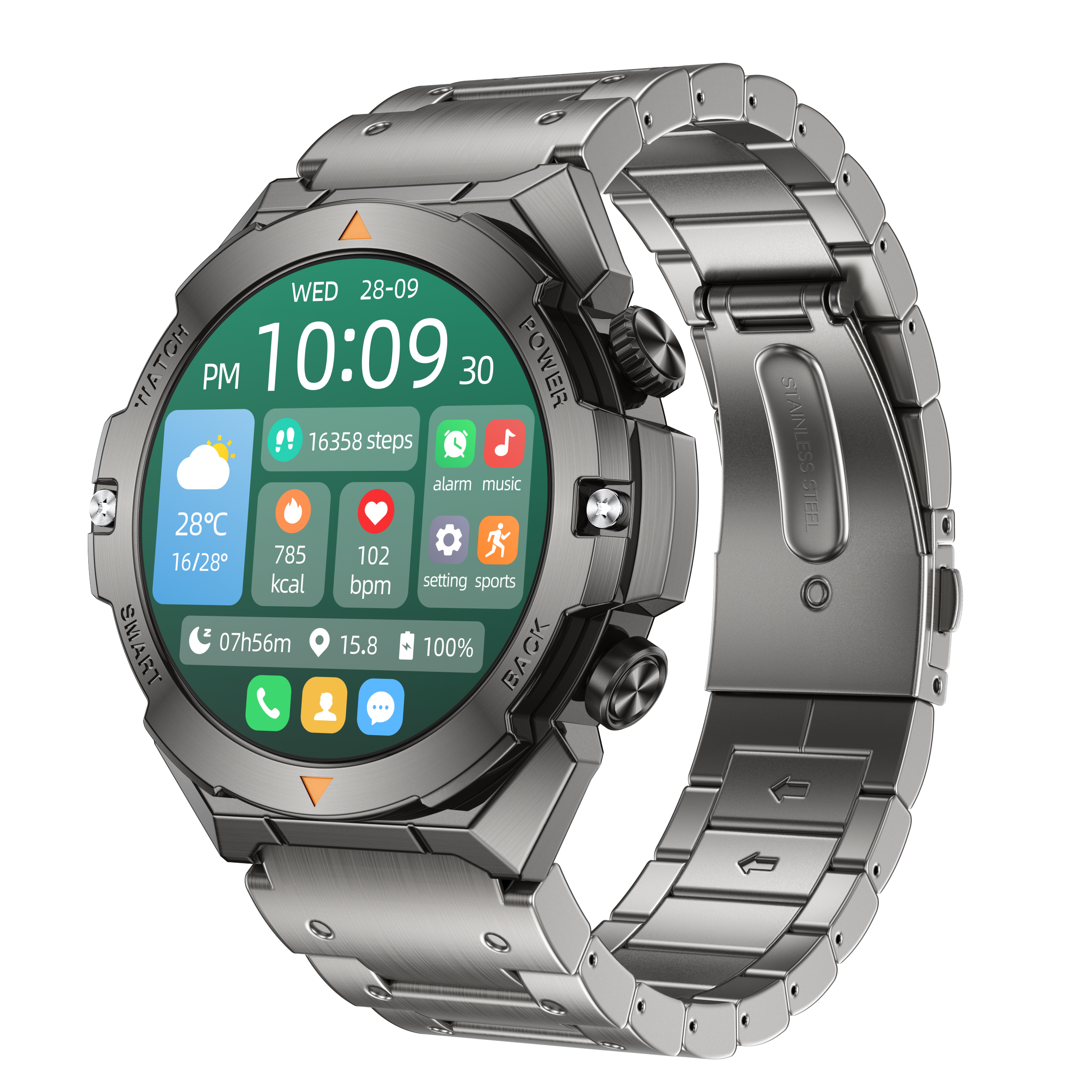 Philippe Palmer Smart Watch LP61 Black