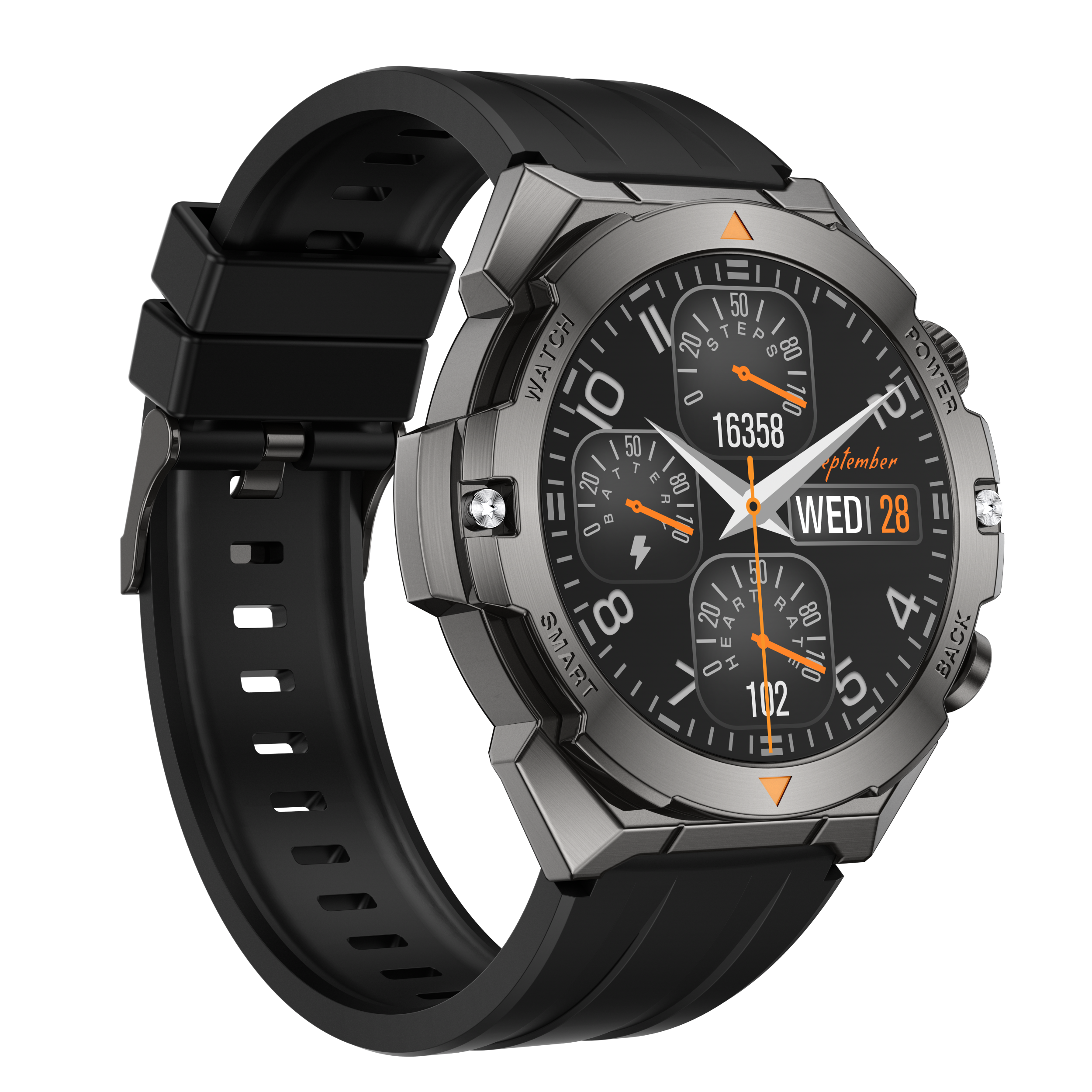 Philippe Palmer Smart Watch LP61 Black - 14