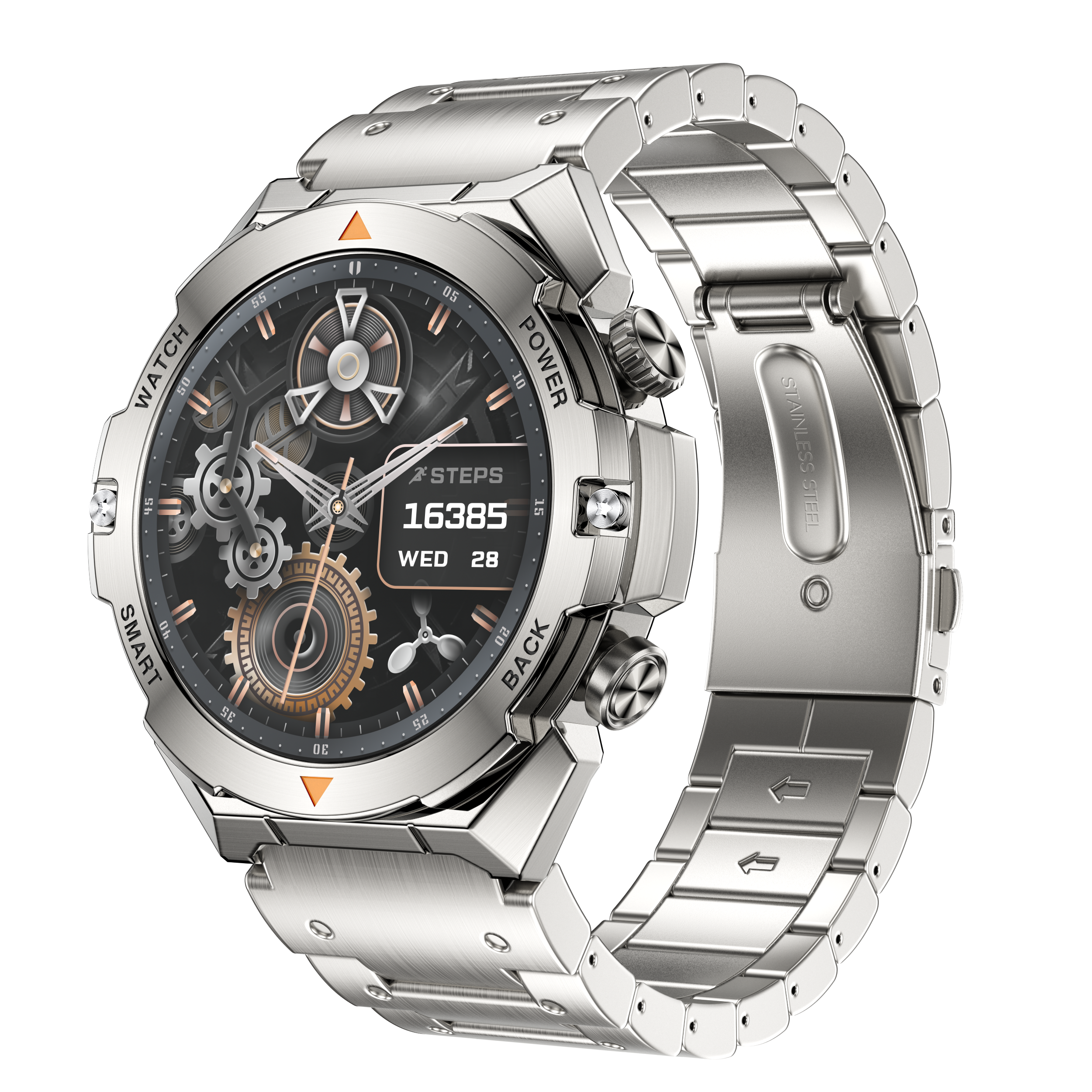 Philippe Palmer Smart Watch LP61 Silver | Smart Watches | Klocktema