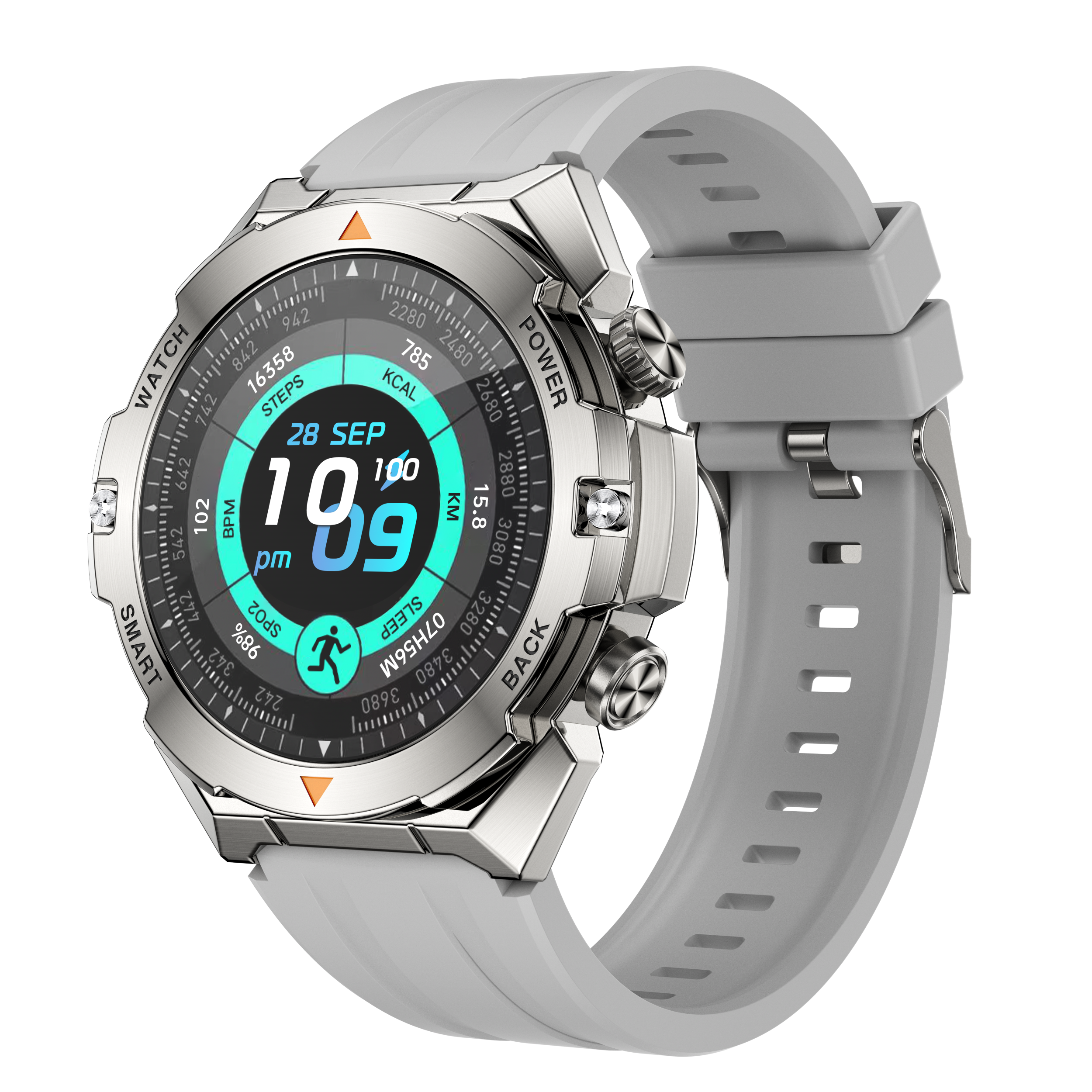 Philippe Palmer Smart Watch LP61 Silver - 4