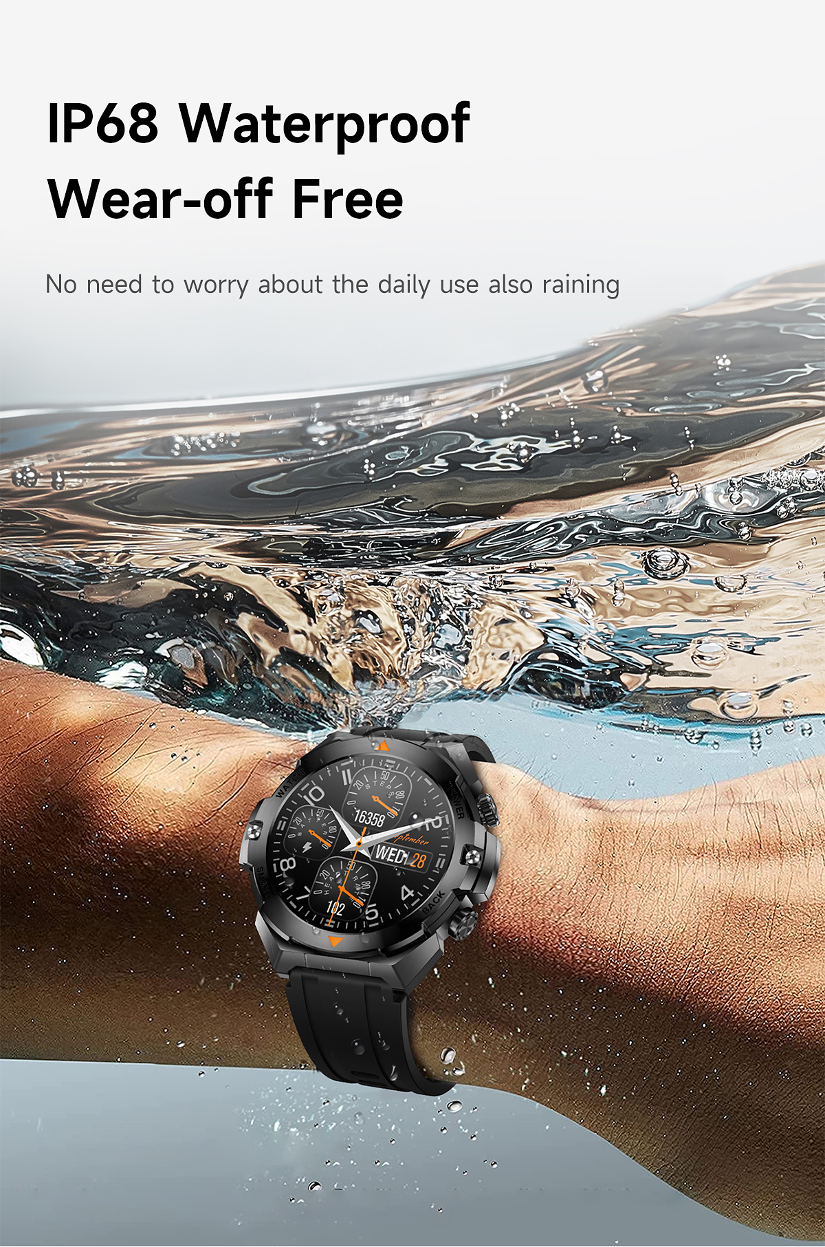 Philippe Palmer Smart Watch LP61 Silver - 23