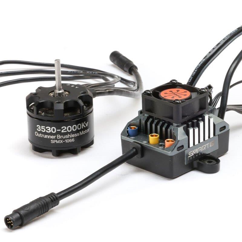 Spektrum Firma 1/10 Smart Sensored Outrunner Motor/ESC Co: 2000Kv - 2