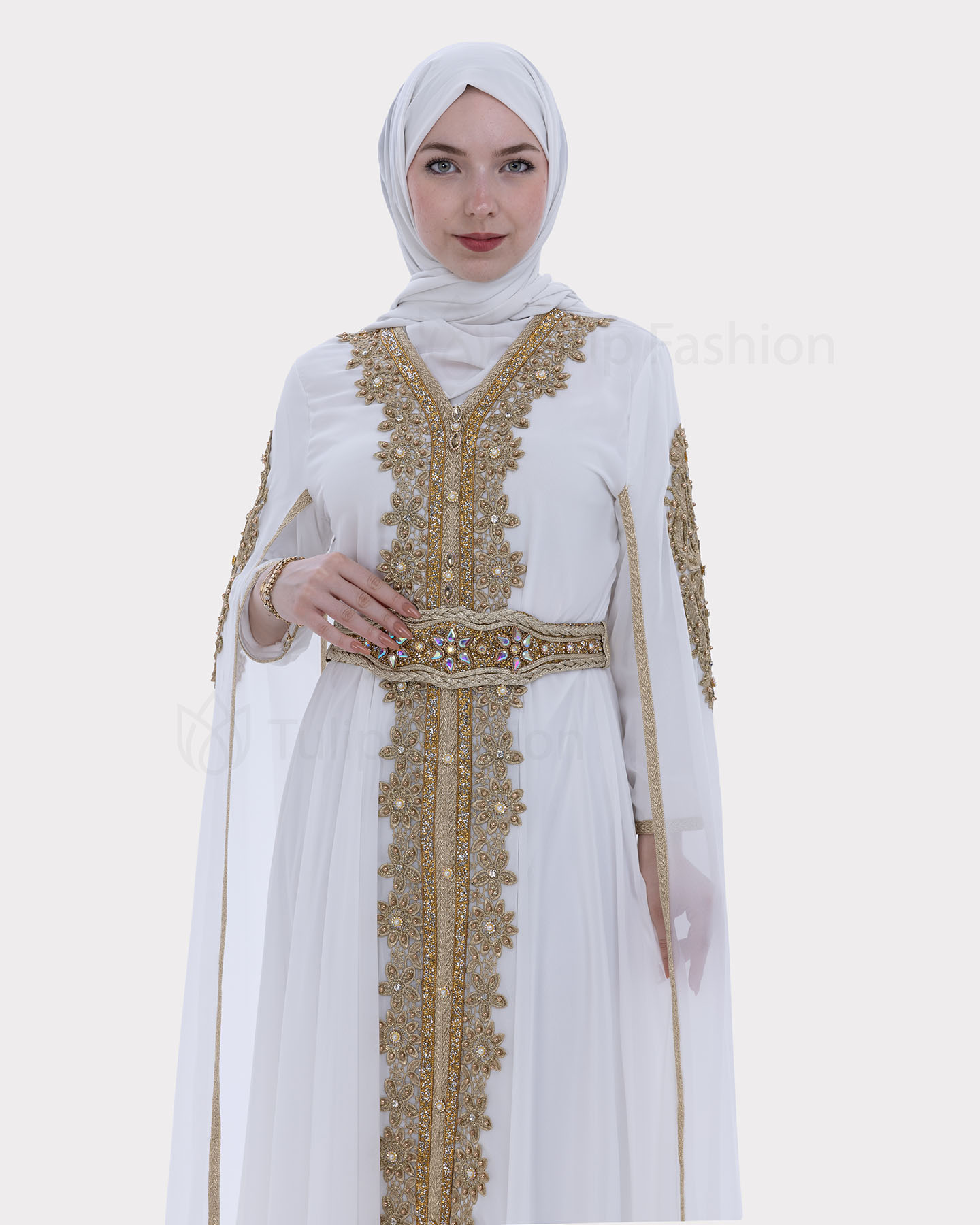 Kaftan - White - 4