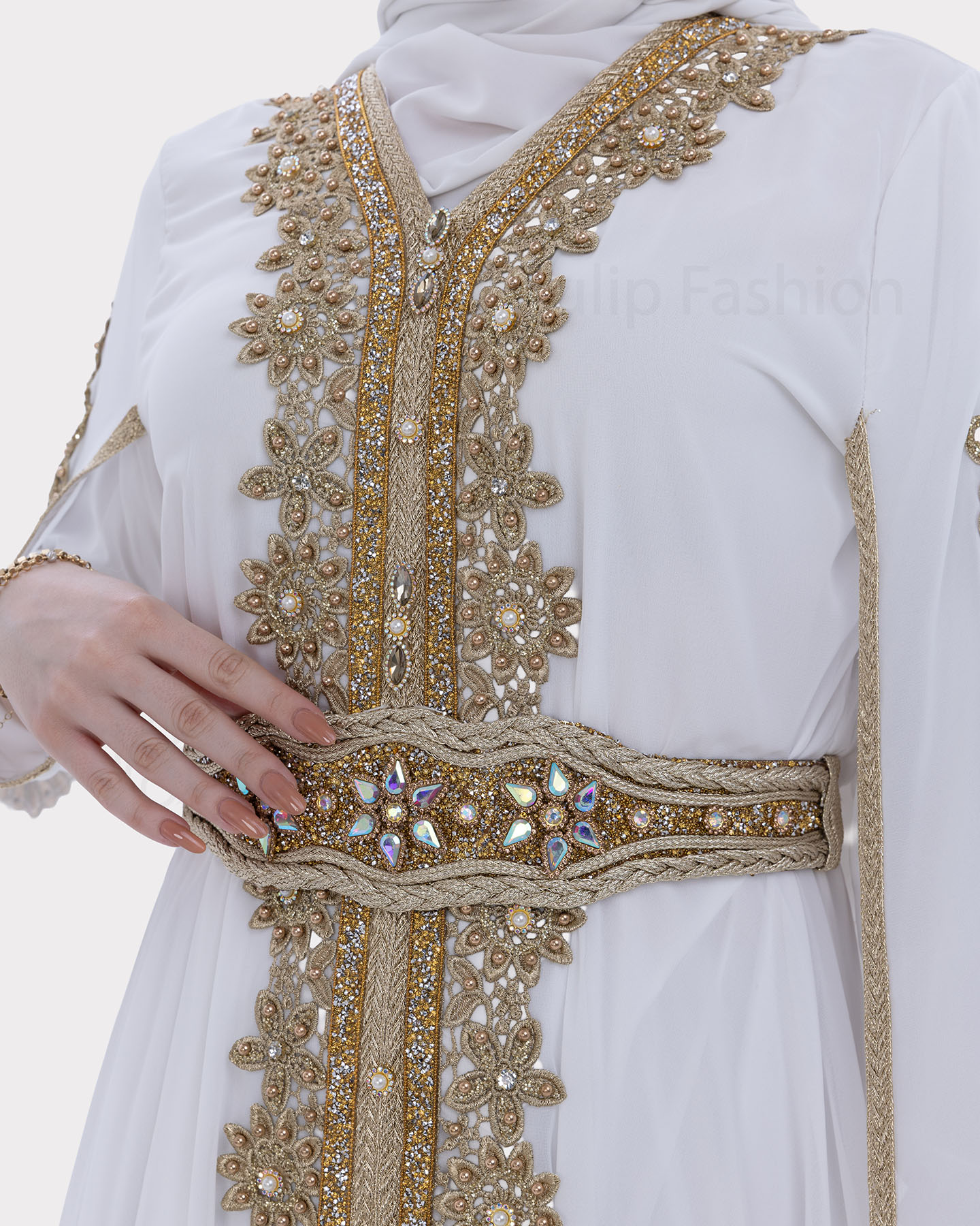 Kaftan - White - 5