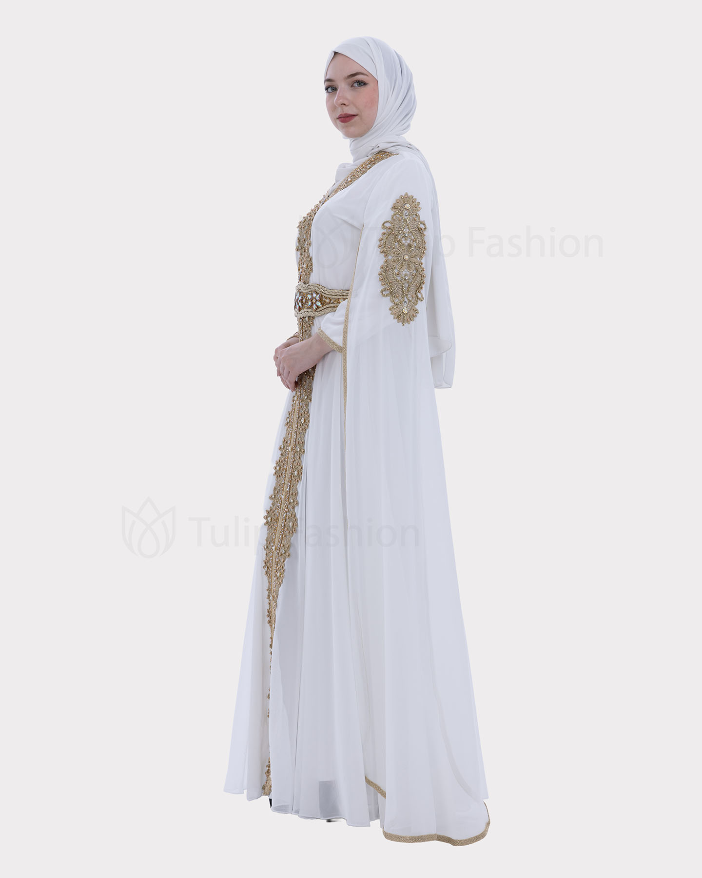 Kaftan - White - 3