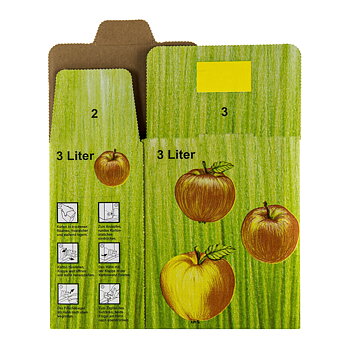 Bag-in-Box omdoos 3L – design "Appelgroen" – 100 stuks