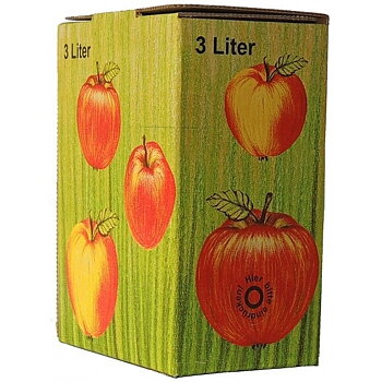 Bag-in-Box omdoos 3L – design "Appelgroen" – 100 stuks