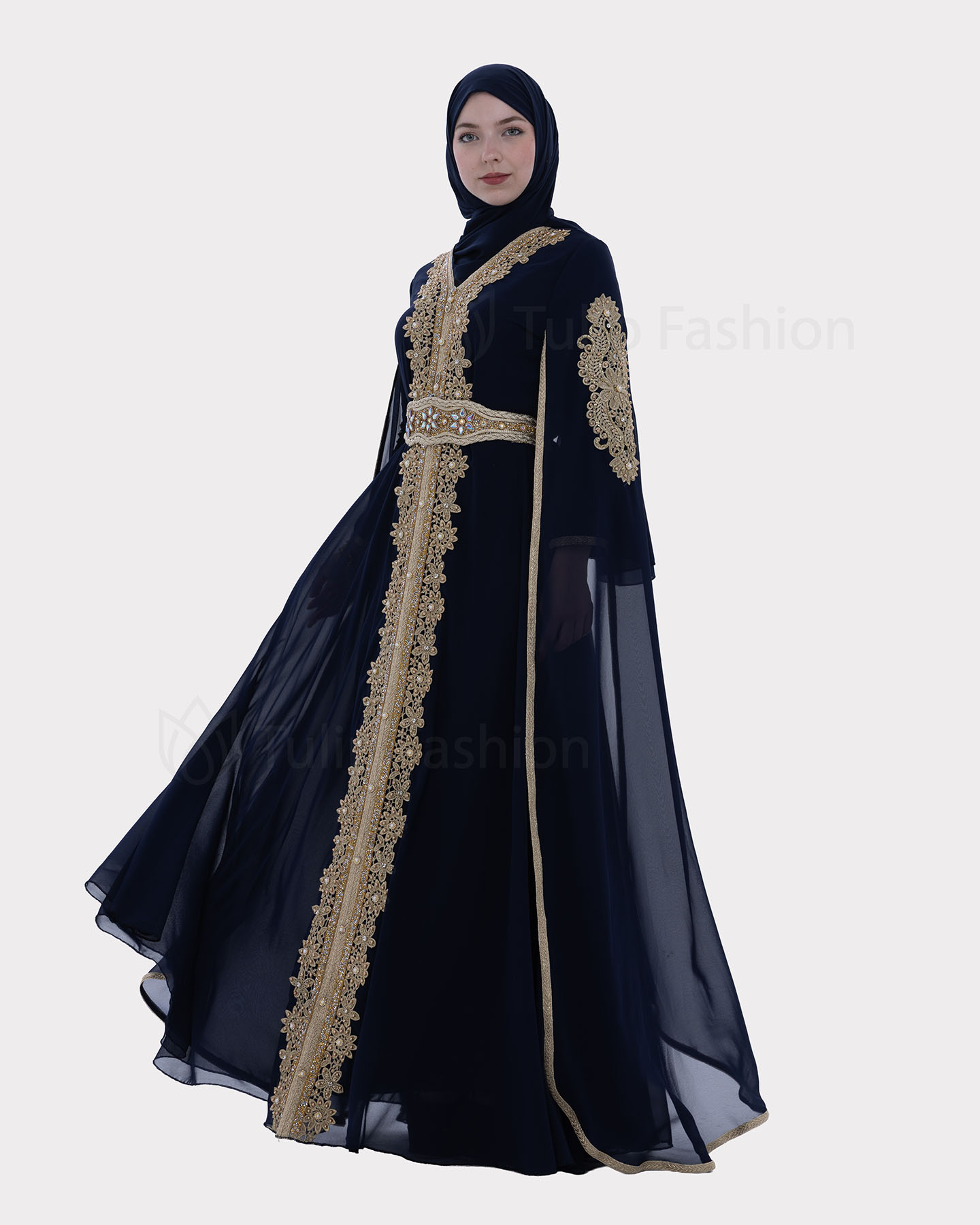 Kaftan - Midnight Blue - 2