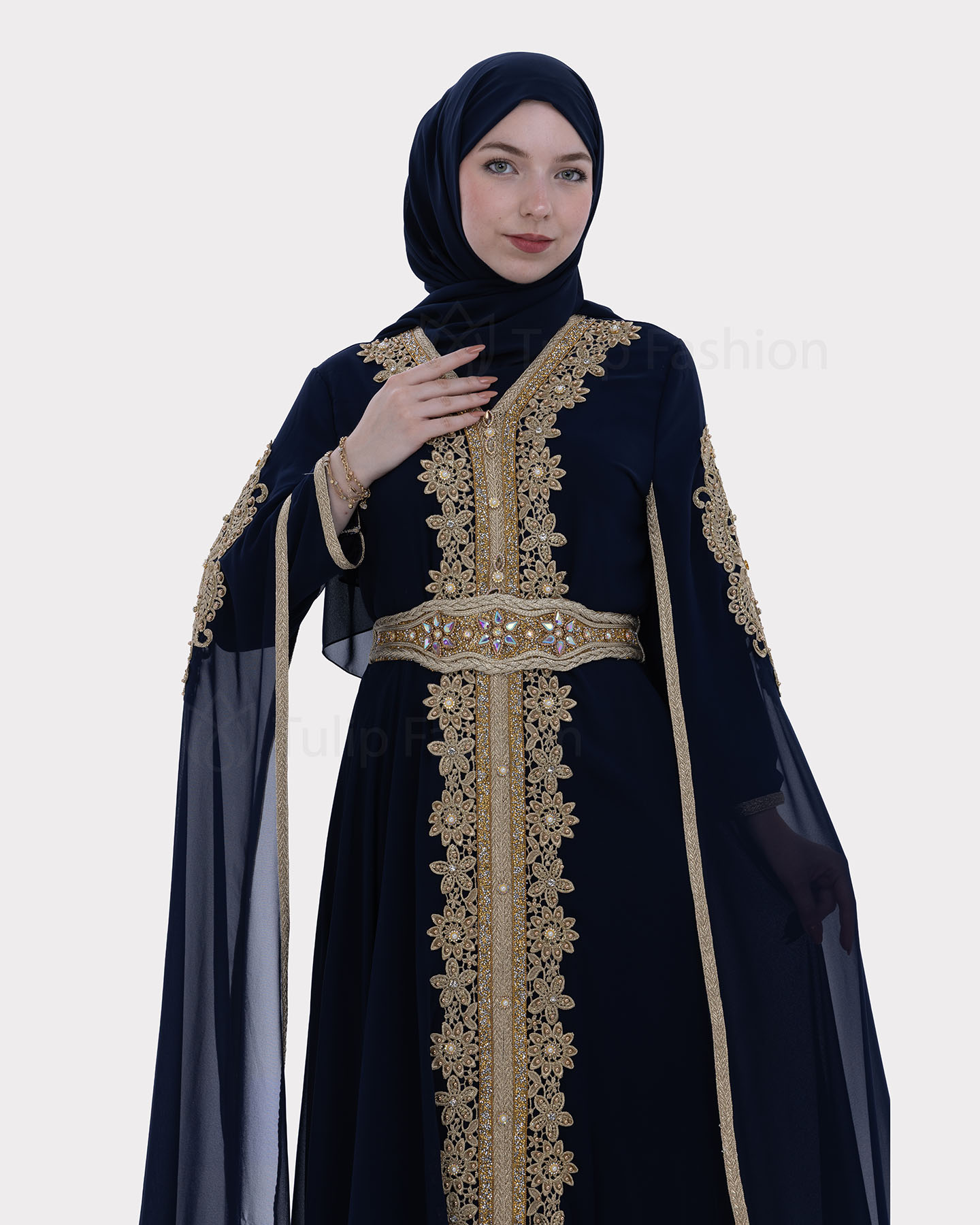 Kaftan - Midnight Blue - 3