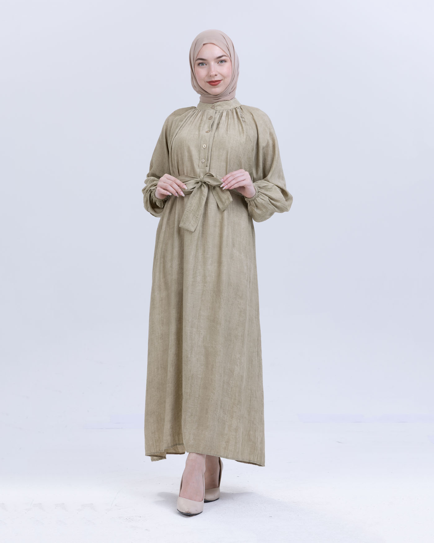 Maxi dress - Pistachio Green - 3