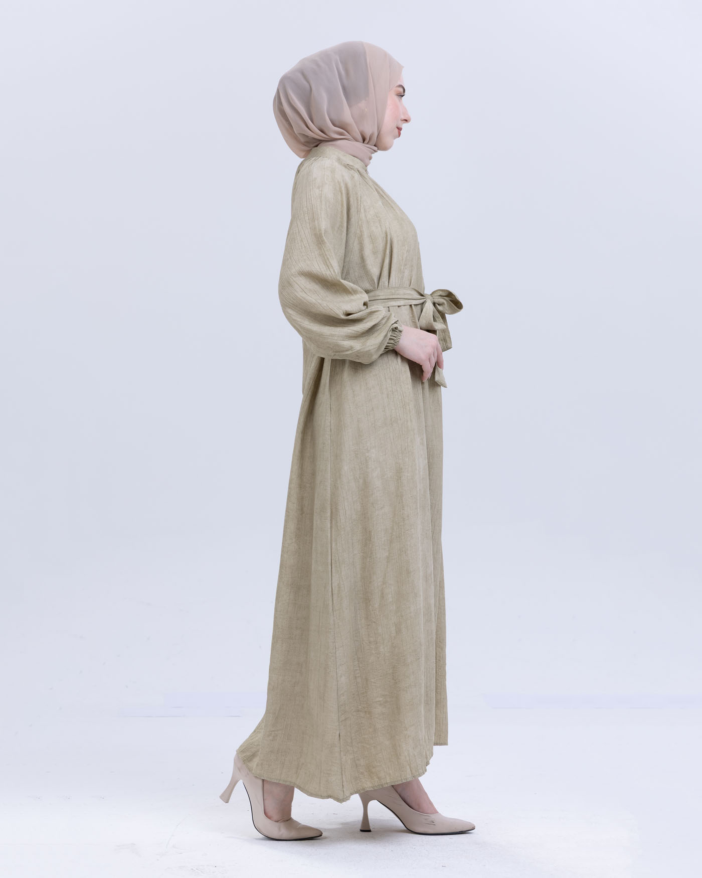Maxi dress - Pistachio Green - 5