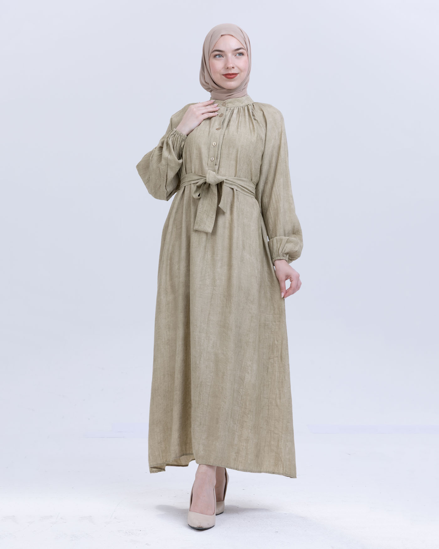 Maxi dress - Pistachio Green - 2