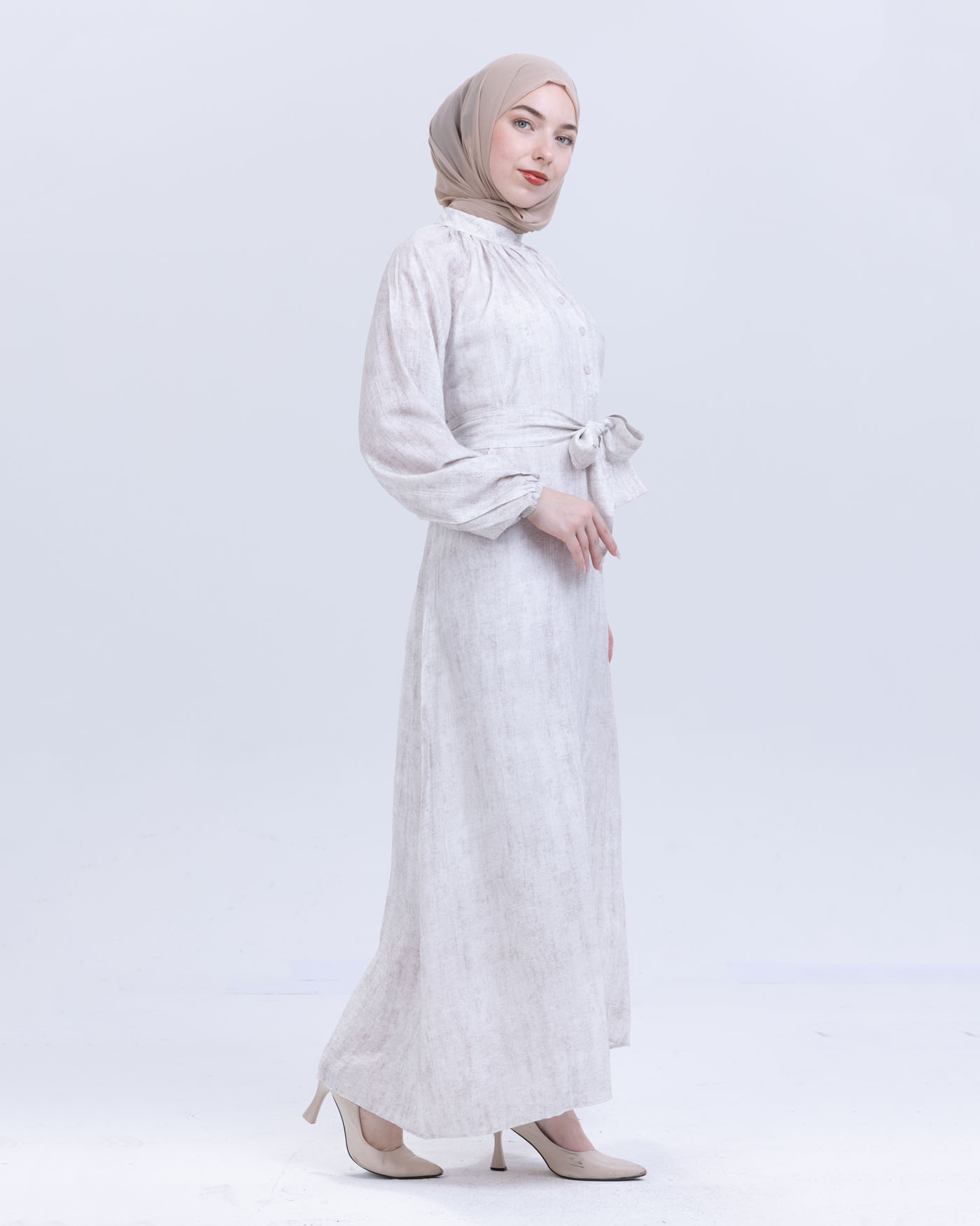 Maxi dress - Light Beige - 4