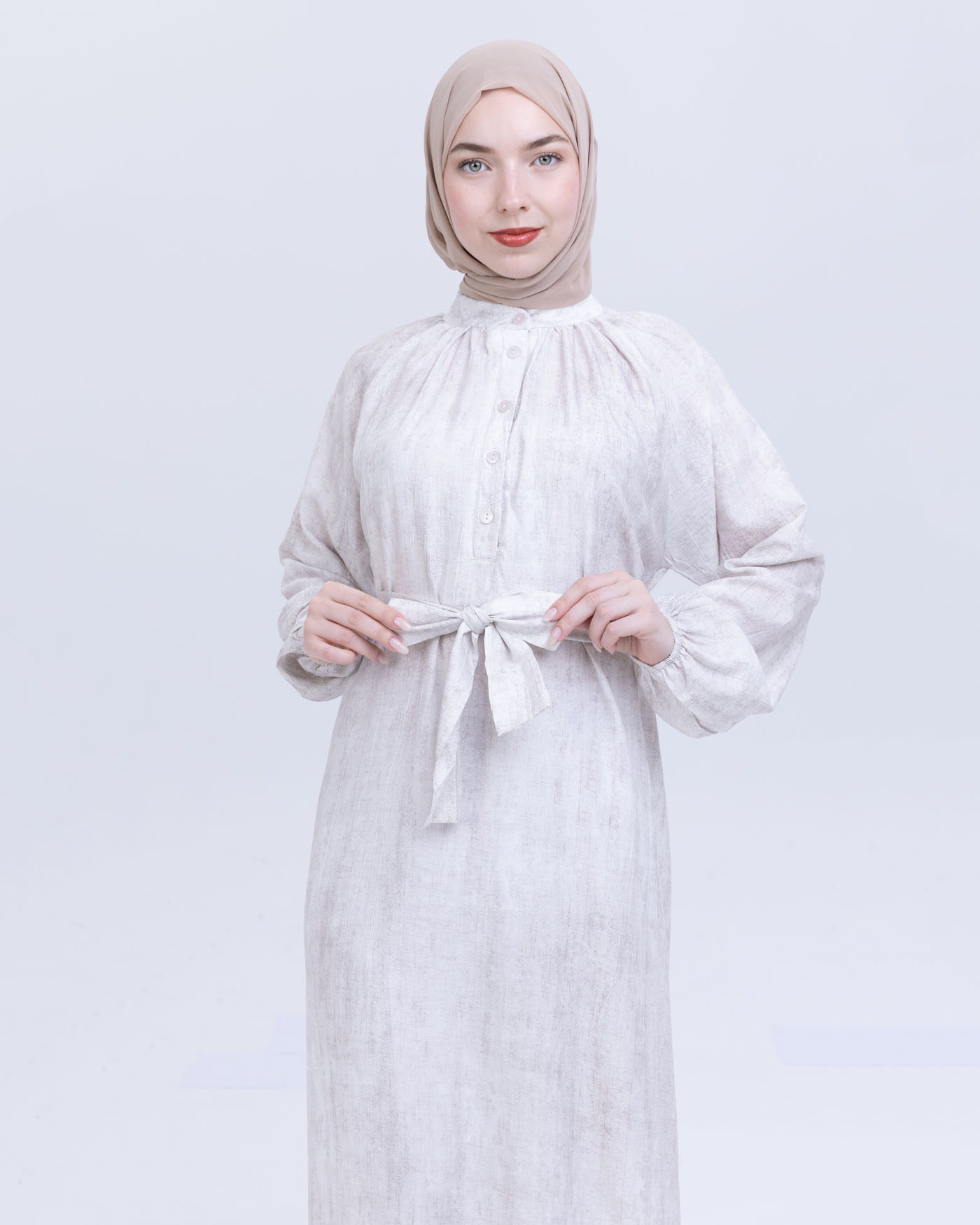 Maxi dress - Light Beige - 8