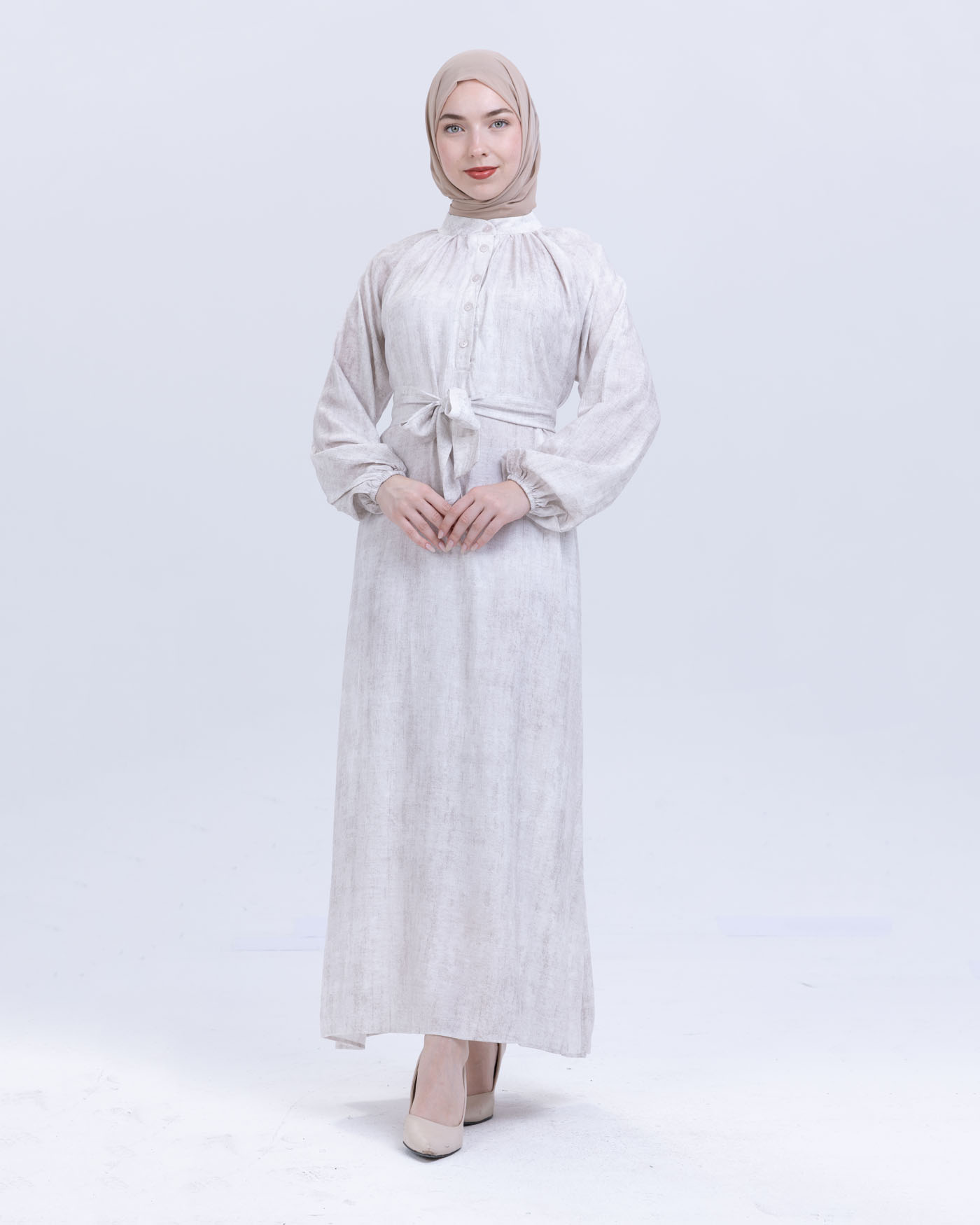Maxi dress - Light Beige - 3