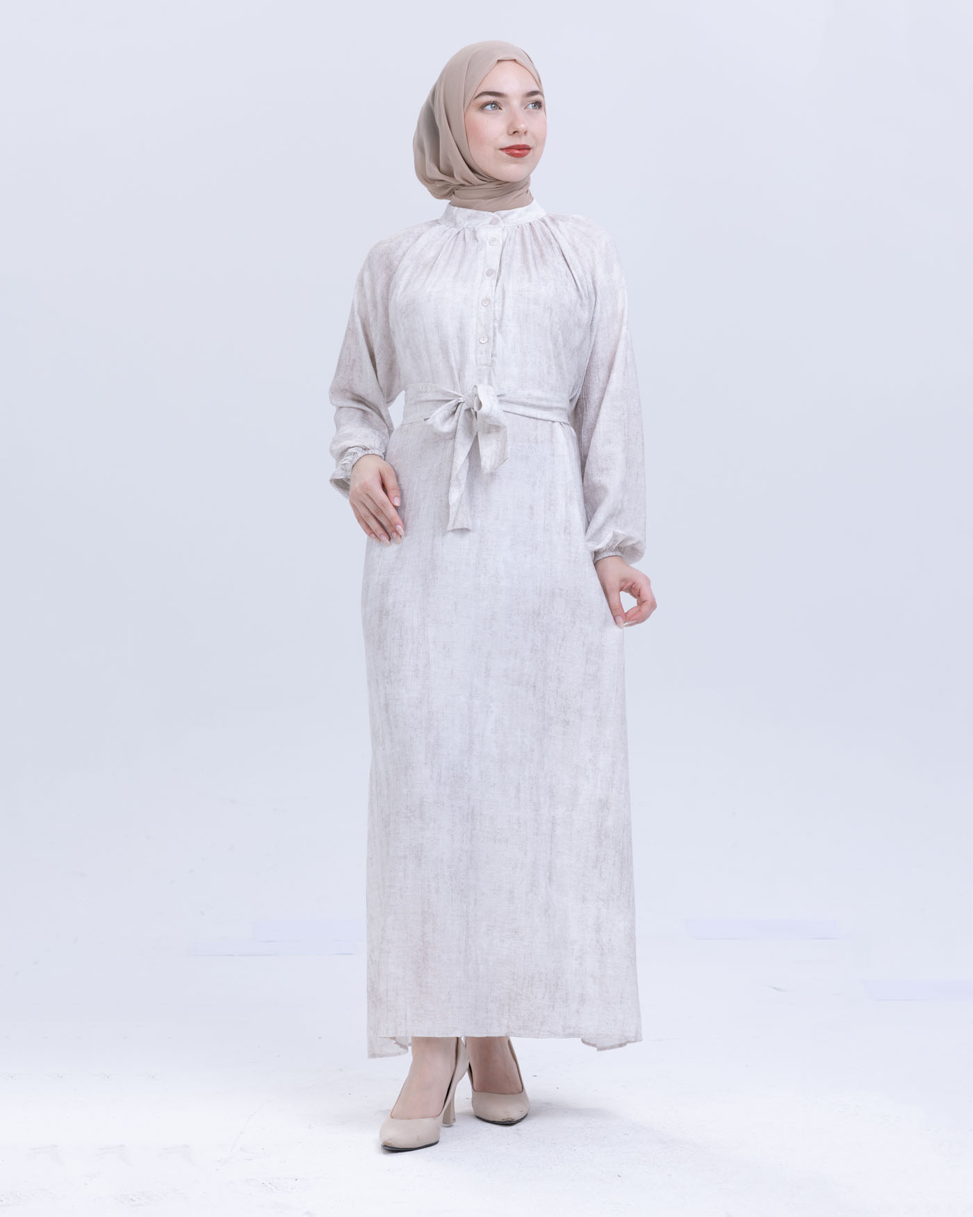 Maxi dress - Light Beige - 2