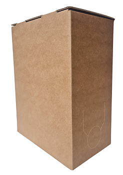 Bag-in-Box omdoos 3L – bruin karton met handvat – 500 stuks