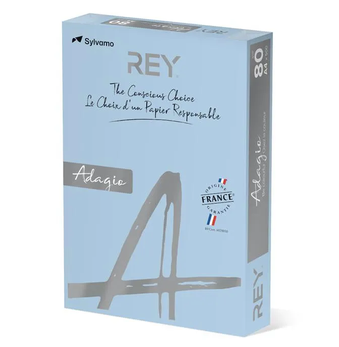 Färgat kopieringspapper Rey Adagio Blue - 2