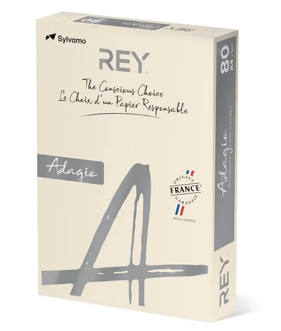 Färgat kopieringspapper Rey Adagio Ivory - 2