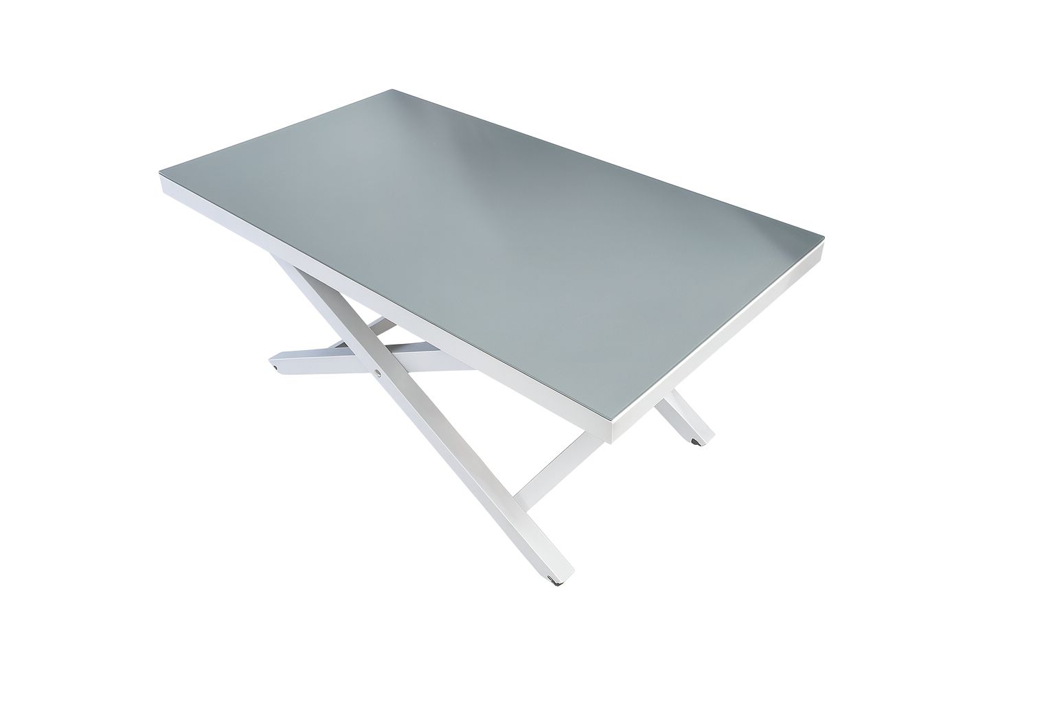 HÖJ OCH SÄNKBART SOFFBORD 140x80 VIT - 4