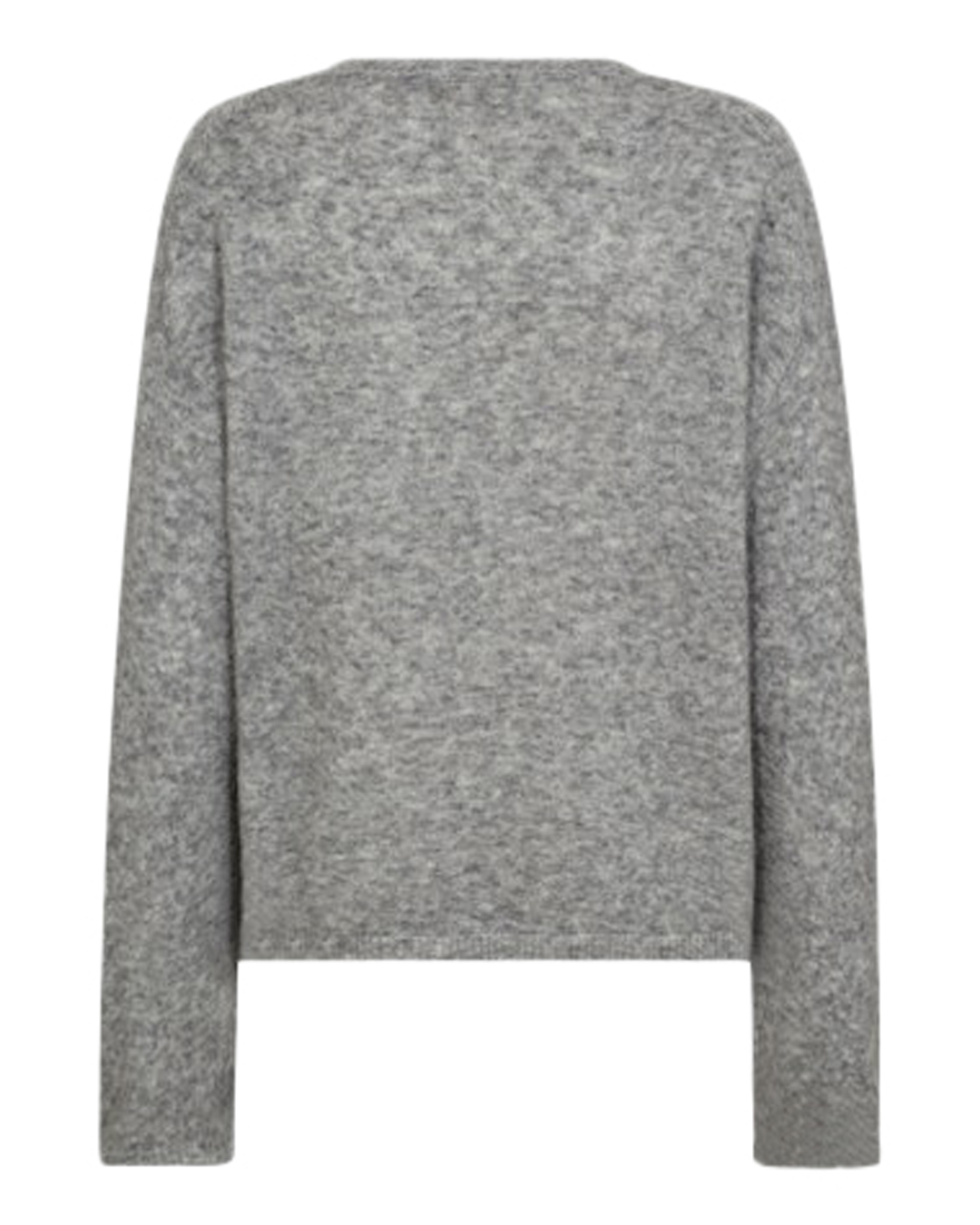 Jumper Mape rundringad gråmelerad - 4