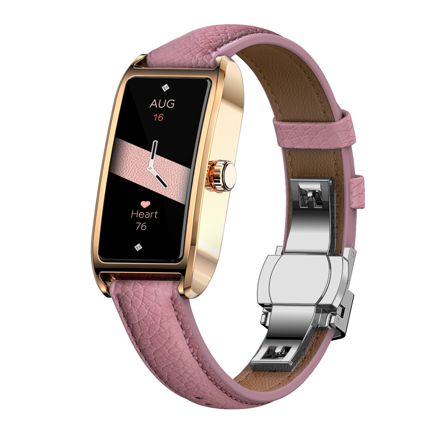 Philippe Palmer Smart Watch LP80 AMOLED Ladies Gold Pink