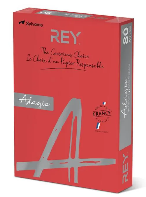 Färgat kopieringspapper Rey Adagio Red - 2