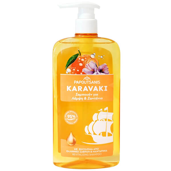 KARAVAKI SHAMPOO SHINE & VITALITY 600ml