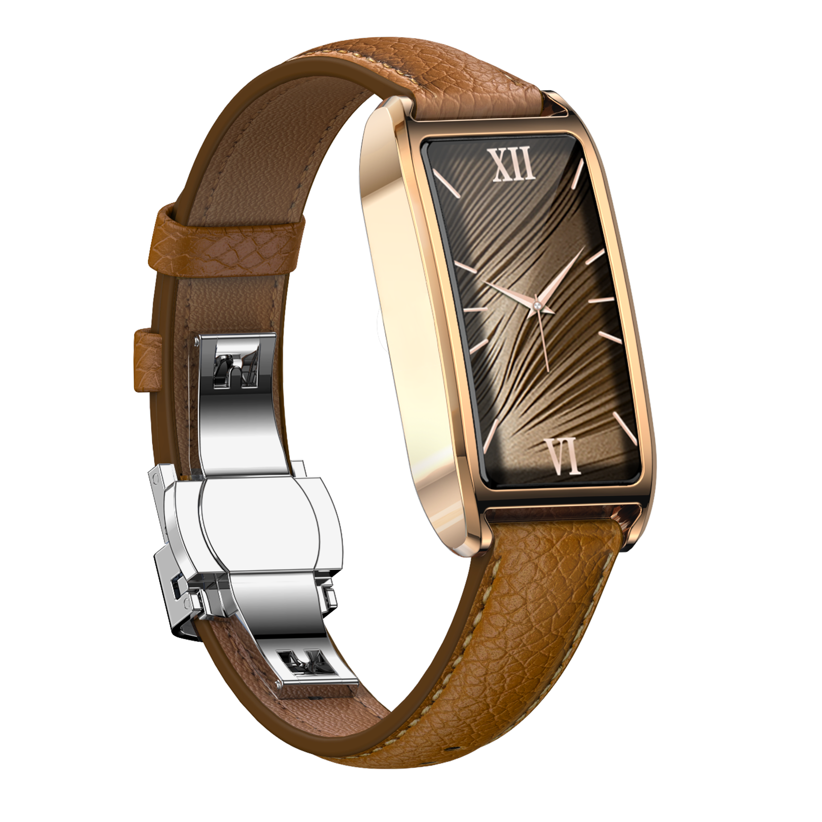 Philippe Palmer Smart Watch LP80 AMOLED Ladies Gold Light Brown - 3